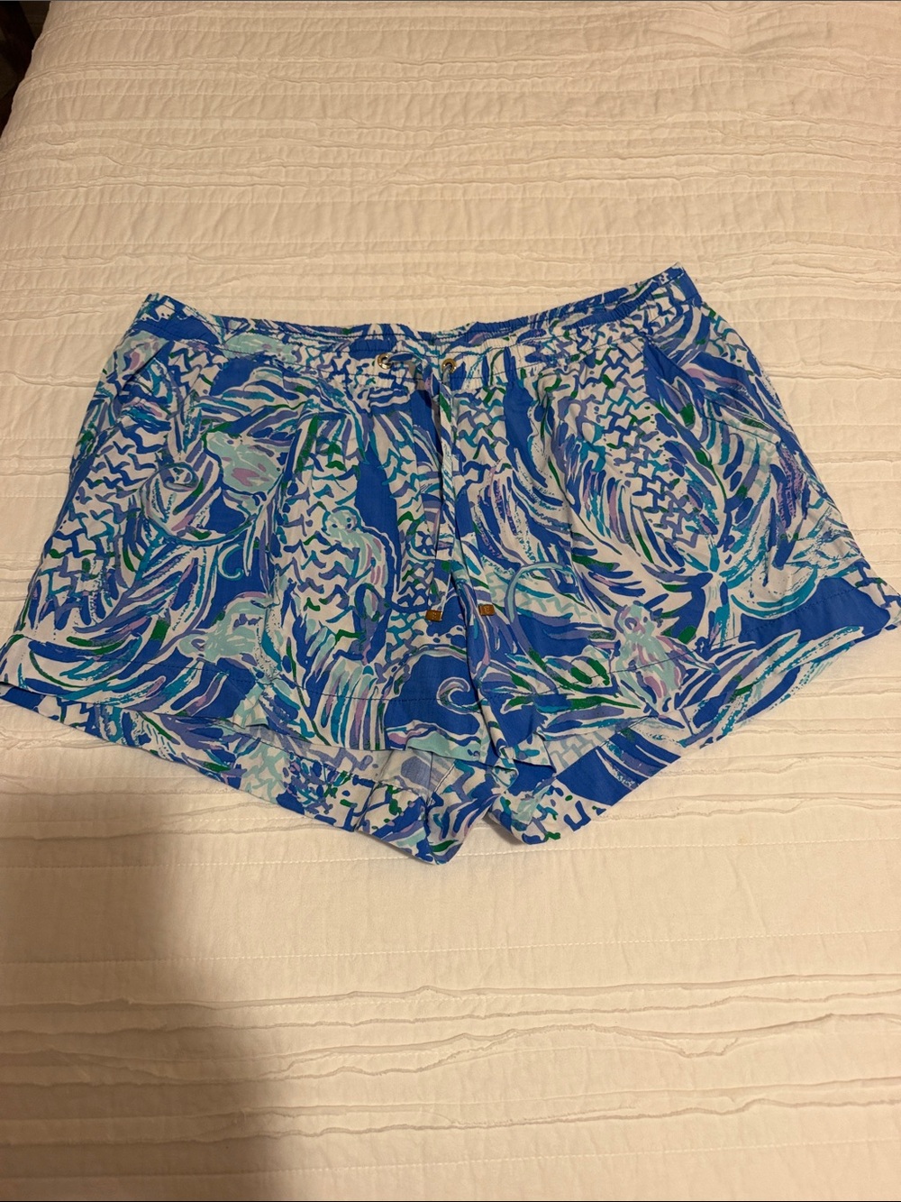 Lilly Pulitzer Multi-Print Women's Lightweight Shorts Size L